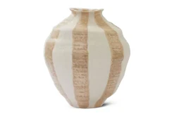 Dekovase Raja cremeweiss gross