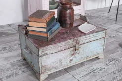 Dekovase Vintage Holz braun