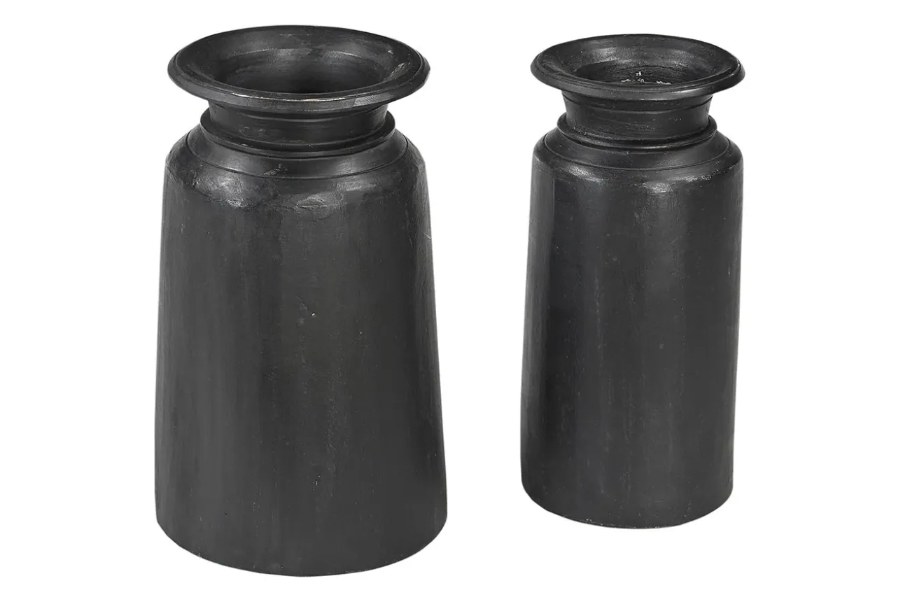 Dekovase Vintage schwarz