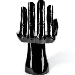 Designersessel Hand Polyester schwarz