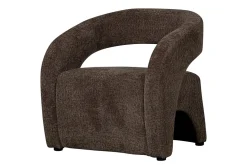 Designersessel Radia Stoff braun