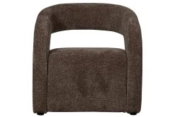 Designersessel Radia Stoff braun