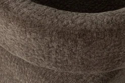 Designersessel Radia Stoff braun