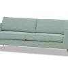 Designersofa Marie 3 Sitzer Stoff türkis B 215 cm