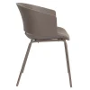 Designerstuhl Jessi Kunststoff taupe