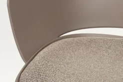 Designerstuhl Jessi Kunststoff taupe