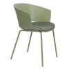 Designerstuhl Jessi Kunststoff grün