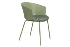 Designerstuhl Jessi Kunststoff grün