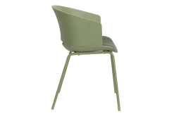 Designerstuhl Jessi Kunststoff grün