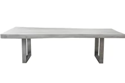 Designtisch Suarholz weiss pigmentiert 300*100 cm