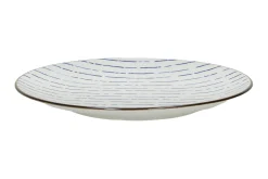 Dessertteller Anafi blau weiss D 22 cm