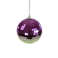 Discokugel grün lila