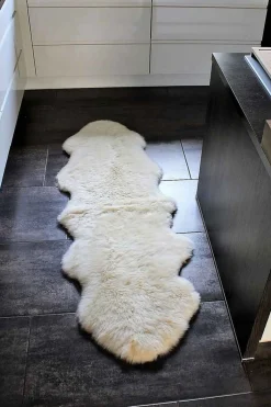 Doppelfell weiss B 180-190 cm