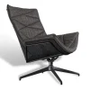 Drehsessel Nest Pure Lounge Stoff grau