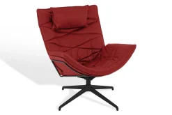 Drehsessel Nest Pure Lounge Stoff rot