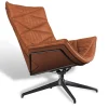 Drehsessel Nest Pure Lounge Stoff orange