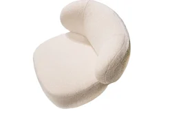 Drehsessel Oli Teddy Stoff natur