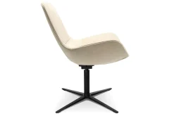Drehsessel W-Club Low Leder creme