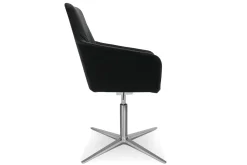 Drehsessel W-Cube 1 CLF Stoff schwarz