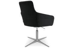 Drehsessel W-Cube 1 CLF Stoff schwarz