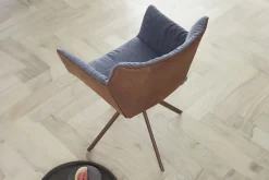 Drehstuhl Gustav jr. Leder-Stoff