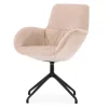 Drehstuhl Jona Leger mit Arm Stoff beige