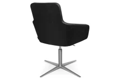 Drehstuhl W-Cube 1 mit Arm Leder schwarz