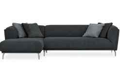 Ecksofa Aston Stoff anthrazit