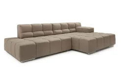 Ecksofa Cube Stoff beige