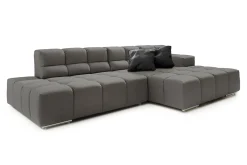 Ecksofa Cube Stoff taupe