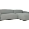 Ecksofa Olbia Stoff grau