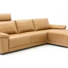Ecksofa Pieta Leder cognac