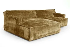 Ecksofa Plantes Cord khaki