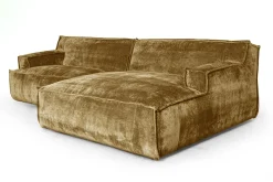 Ecksofa Plantes Cord khaki