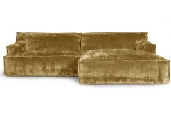Ecksofa Plantes Cord petrol