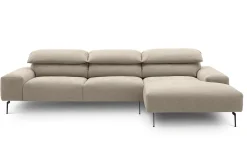Ecksofa Samara Stoff beige
