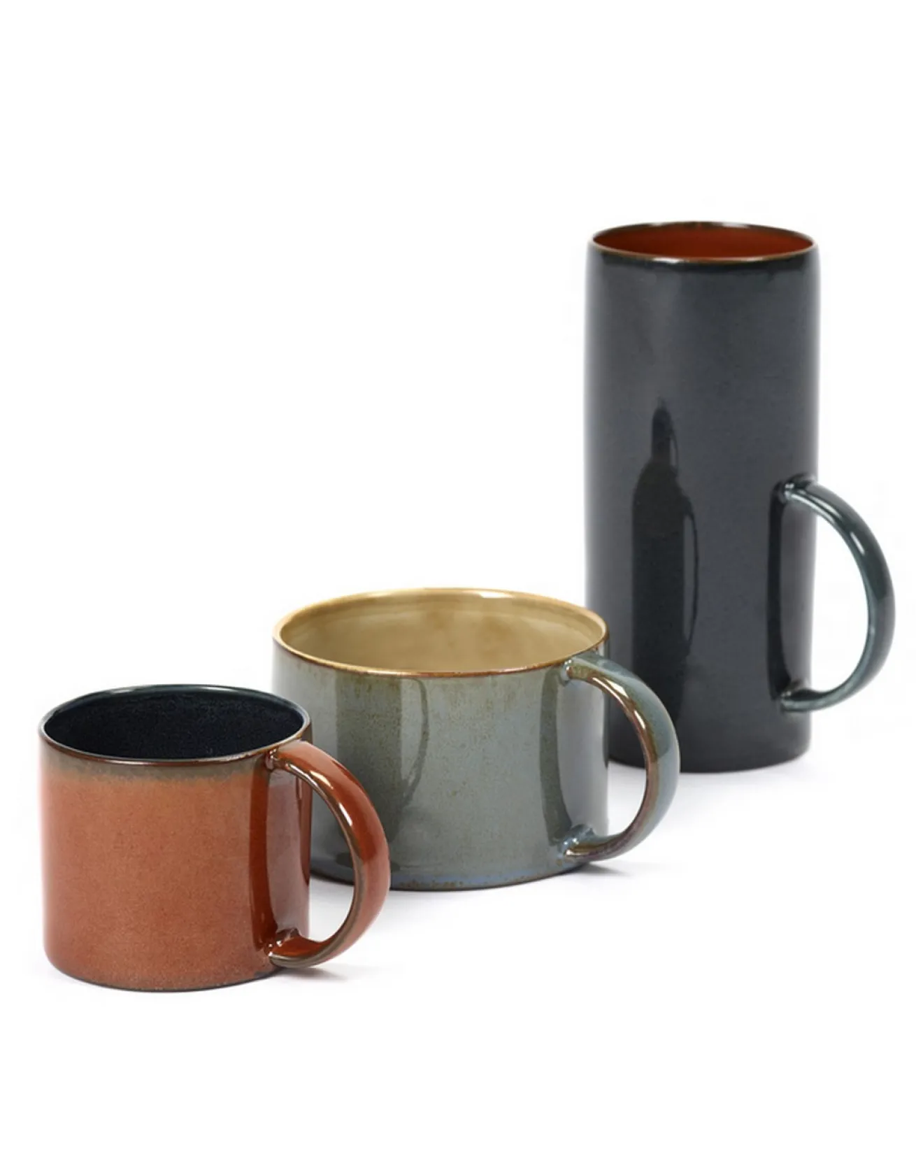 Espressotasse Terres de Reves blau rostrot