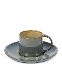 Espressotasse Terres de Reves beige hellblau