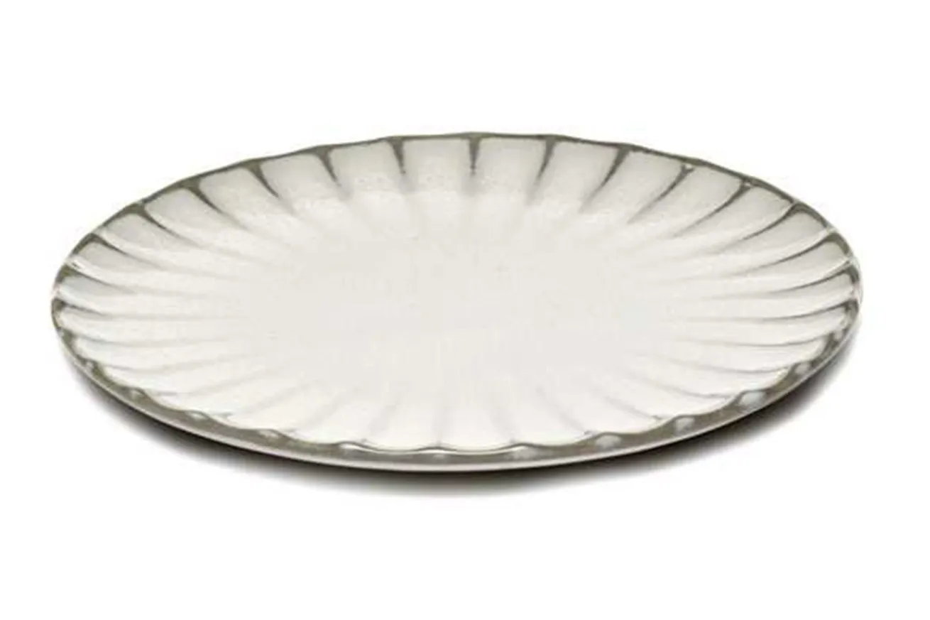 Essteller Steingut weiß D 15 cm