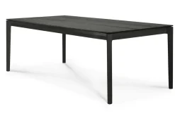 Esstisch Bok Eiche schwarz 160 cm