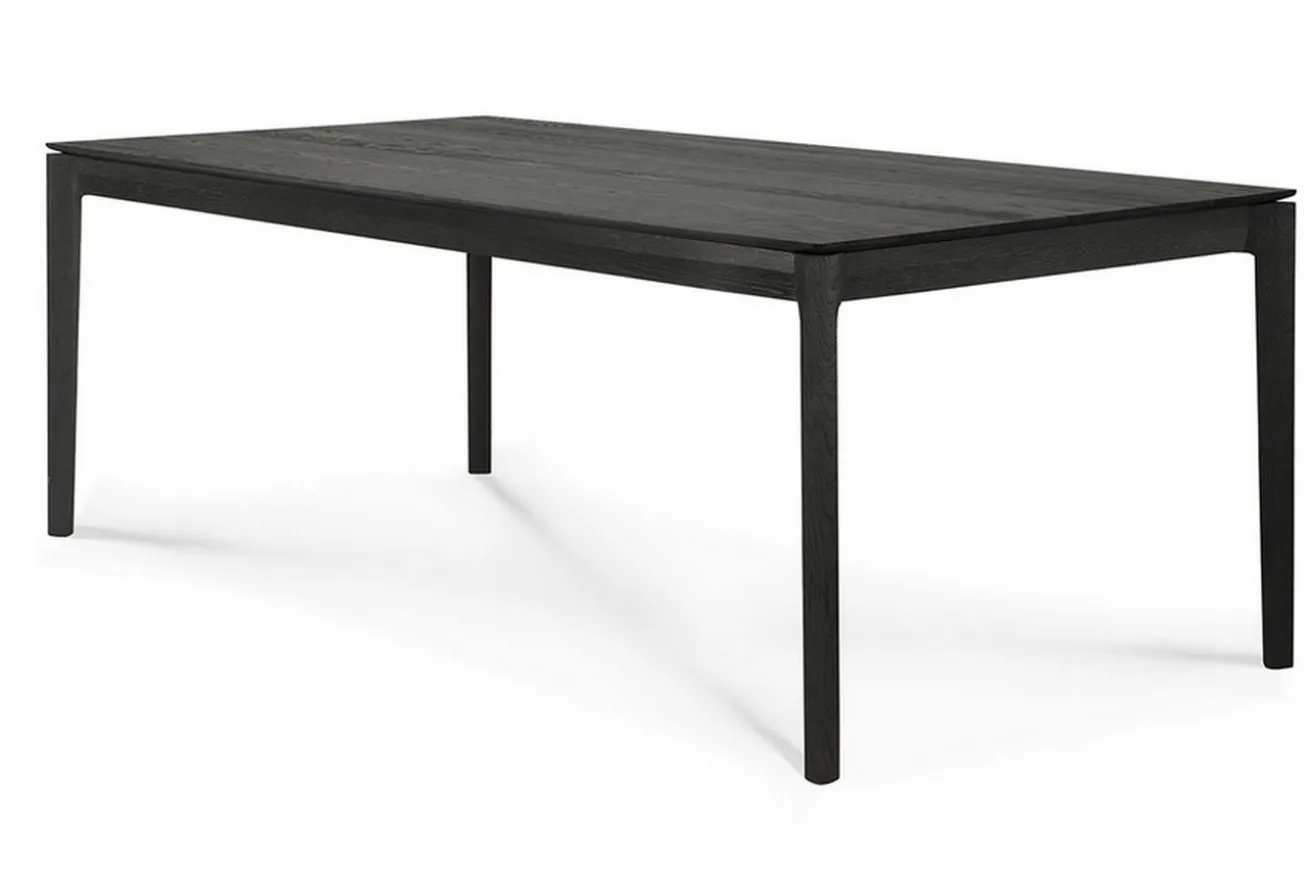 Esstisch Bok Eiche schwarz 160 cm