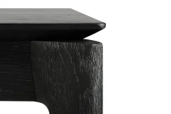 Esstisch Bok Eiche schwarz 140 cm