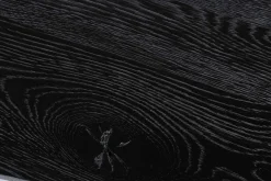 Esstisch Can oval Eiche massiv schwarz