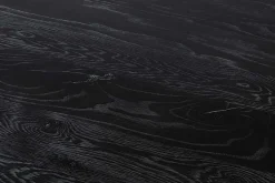 Esstisch Can oval Eiche massiv schwarz