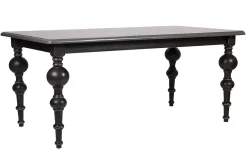 Esstisch Charlotte schwarz grau 210 cm