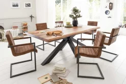 Esstisch Chicago Naturkante ab 200 cm