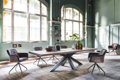 Esstisch Chicago Naturkante ab 200 cm