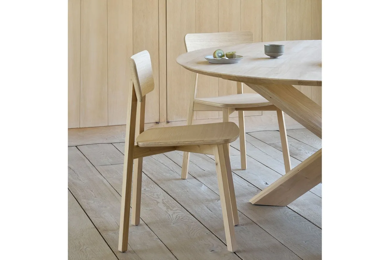 Esstisch Circle Eiche natur D 163 cm