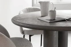 Esstisch Clio 140 Mortex grau D 140 cm