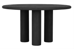 Esstisch Clio 140 Mortex schwarz D 140 cm